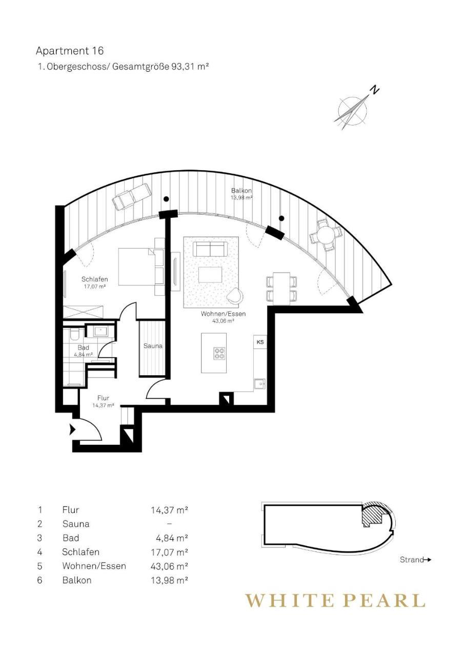 White Pearl Apartment 1.16 Timmendorfer Strand Zewnętrze zdjęcie